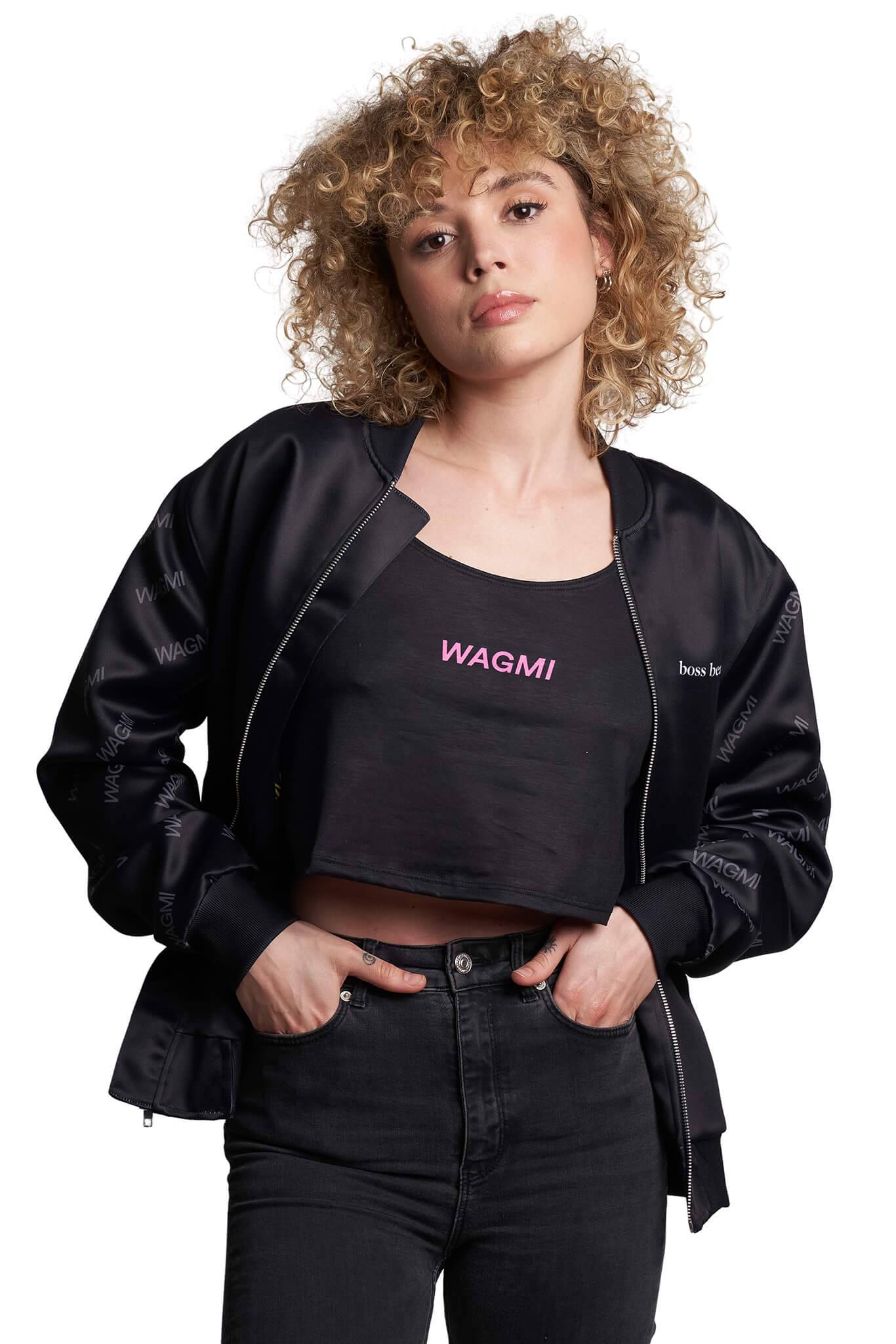 WAGMI Unisex Bomber Jacket with Pockets